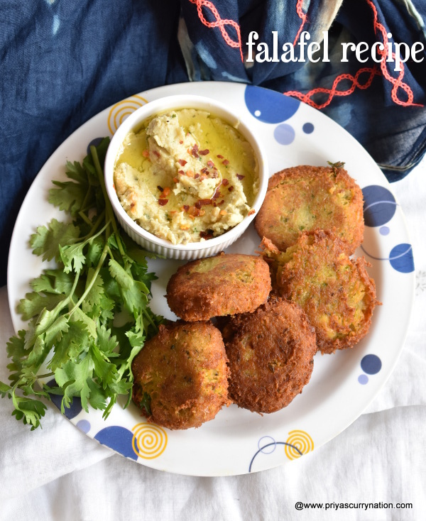 easy falafel recipe | how to make falafel recipe with cooked chickpeas