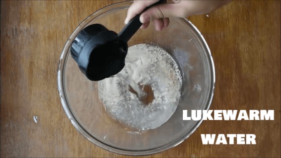 how to make pizza dough at home step3