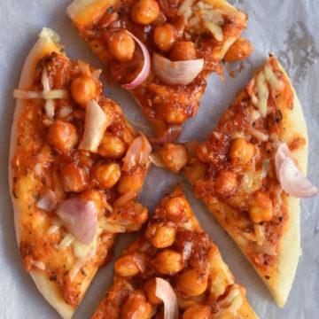 how to make chickpea pizza