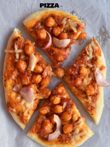 how to make chickpea pizza