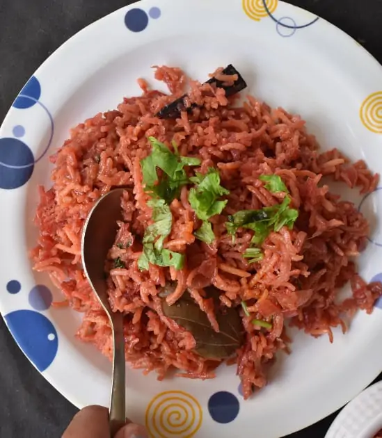 beetroot pulao recipe |easy beetroot rice recipe