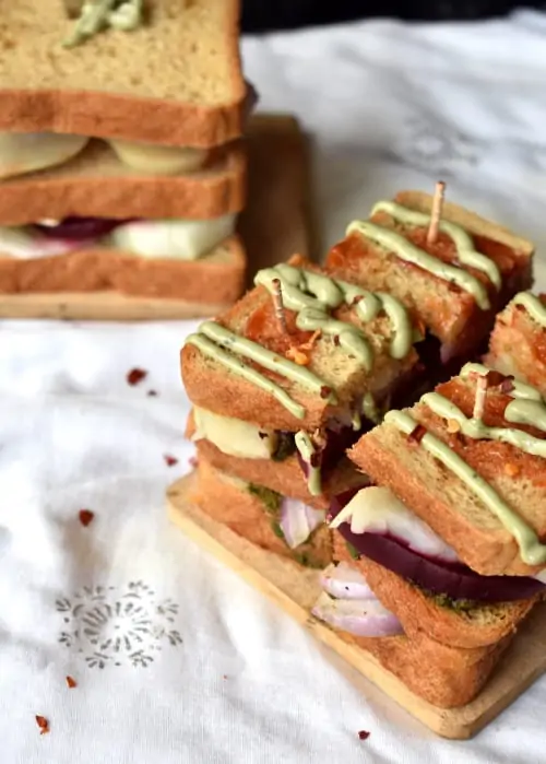 How to make bombay style veg sandwich? priyascurrynation.com
