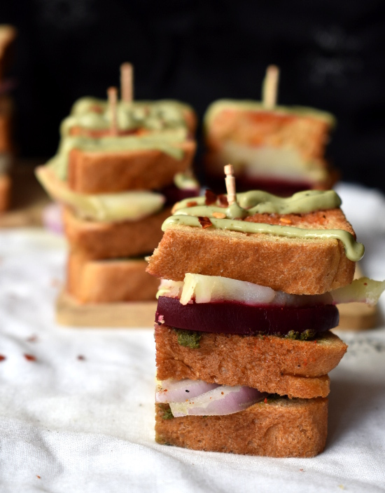 bombay veg sandwich recipe with step wise photos and a quick video