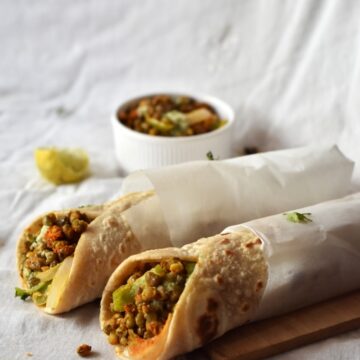moong bean wraps with coconut chutney -priyascurrynation.com