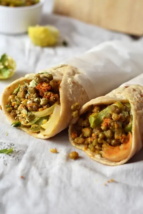 healthy moong bean wraps - priyascurrynation.com