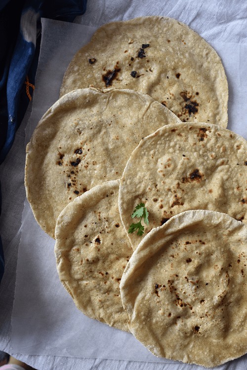 easy jowar bajra roti - indianbread priyascurrynation.com #recipes #indianbreads