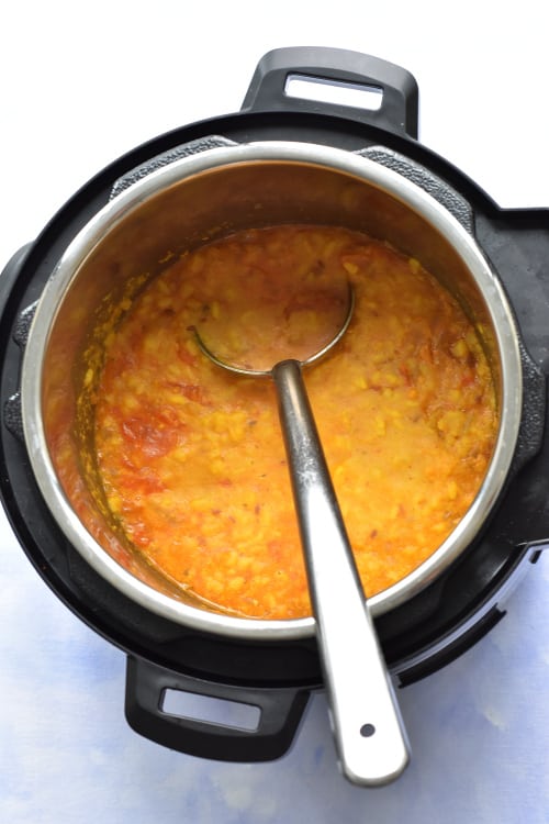 how to make moong dal fry in instant pot? priyascurrynation.com #recipes #easyrecipes #dalrecipes