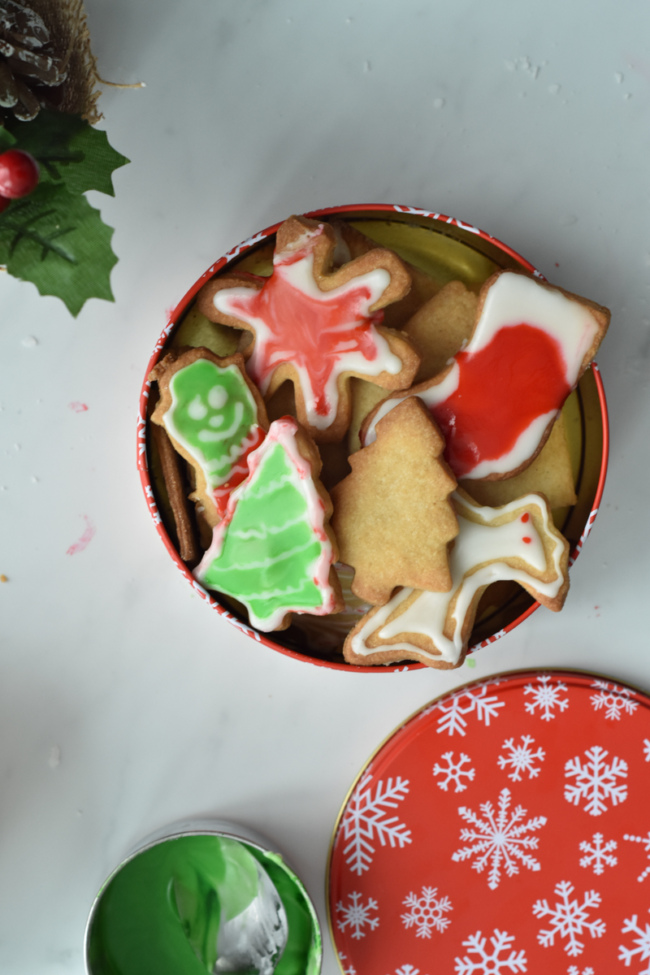 eggless sugar cookies with just 5 ingredients - priyascurrynation.com