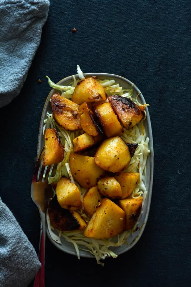 easy, spicy, tasty and sweet party starter potatoes in vitaclay.